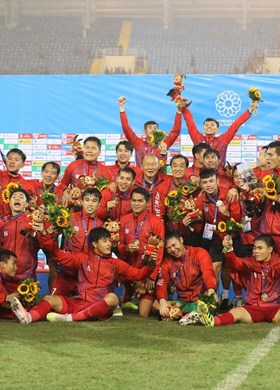 Defeating U23 Thailand, U23 Vietnam champions in men’s football 
