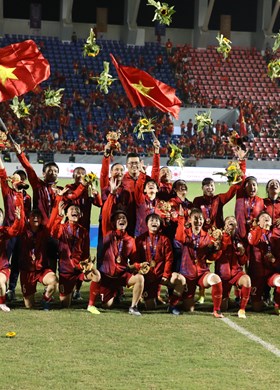 Đánh bại Thái Lan 1 – 0, bóng đá nữ Việt Nam bảo vệ thành công huy chương Vàng SEA Games