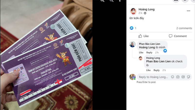 Trời mưa, vé chung kết bóng đá nam SEA Games 31 hạ nhiệt hình ảnh 2 Chú thích ảnh