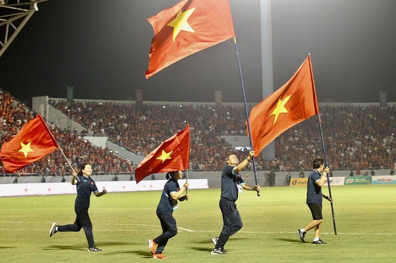 CĐV Đông Nam Á ngả mũ trước hình ảnh sắc đỏ ngập tràn sân Cẩm Phả hình ảnh 4 VTV6, truc tiep bong da, U23 Việt Nam vs Thái Lan, xem VTV6, trực tiếp bóng đá hôm nay, U23 Việt Nam, U23 VN, U23 Thái Lan, trực tiếp bóng đá, SEA Games 31, xem bóng đá