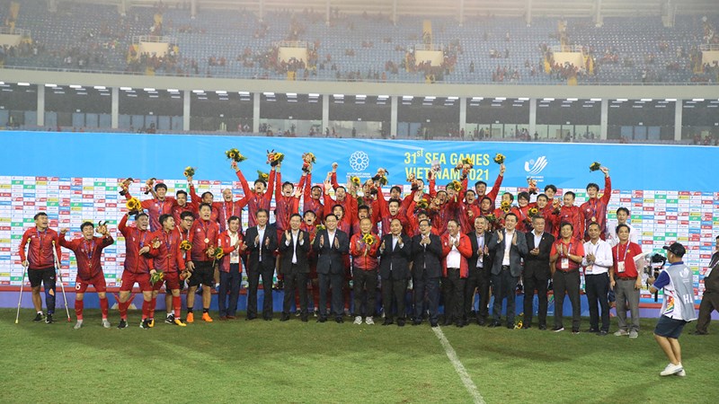 Đây là cơ hội để bạn chiêm ngưỡng các hình ảnh đẹp của U23 Việt Nam tại SEA Games