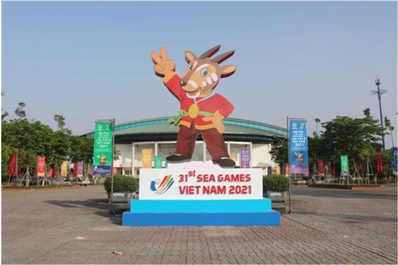 SEA Games 31: Indonesia sang loc van dong vien de gianh huy chuong hinh anh 1