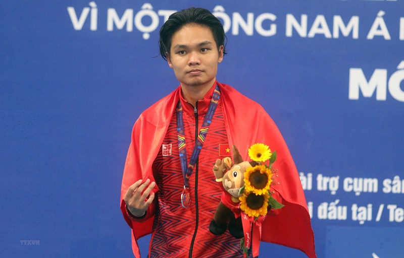 SEA Games 31: Ly Hoang Nam gianh Huy chuong Vang don nam mon Quan vot hinh anh 2