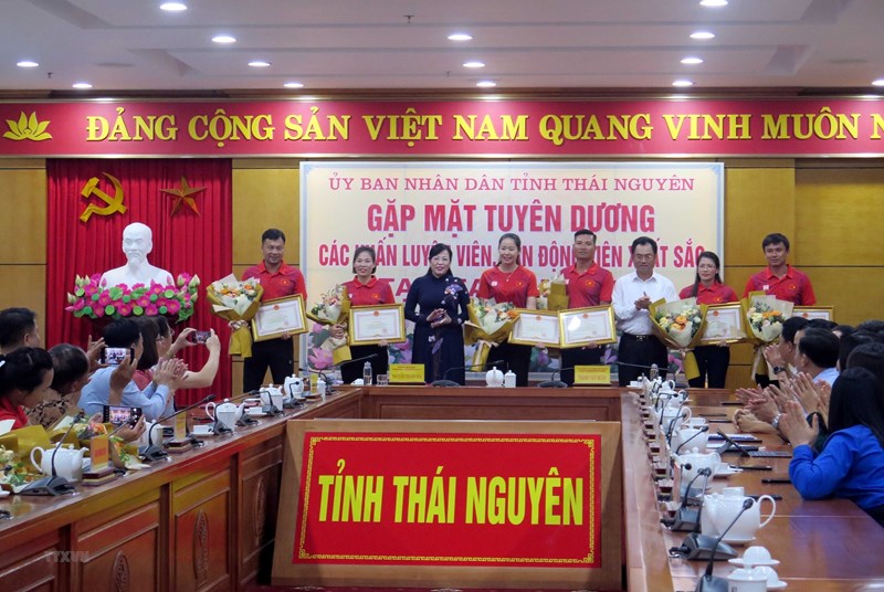 SEA Games 31: Thai Nguyen khich le nhan tai the thao thanh tich cao hinh anh 1