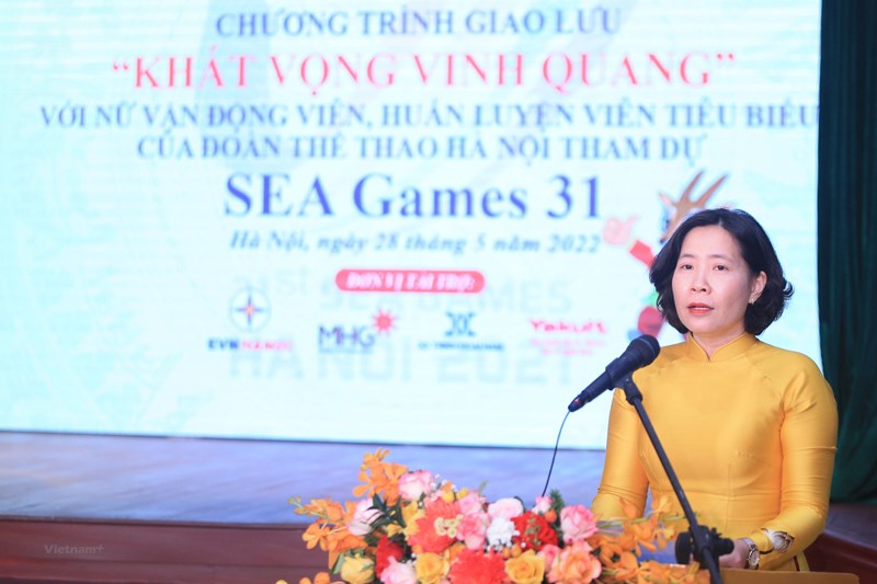 Ha Noi: Vinh danh 48 nu van dong vien xuat sac tai SEA Games 31 hinh anh 1