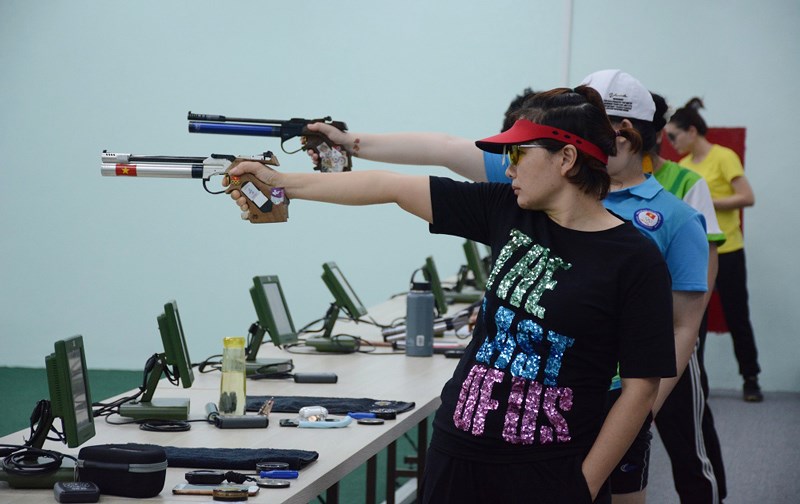 Vietnam tops test shooting event - road to SEA Games 31 hinh anh 1