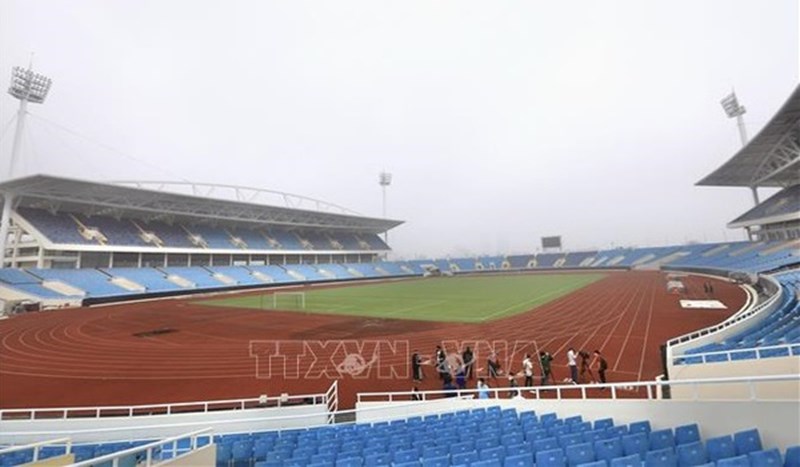 SEA Games 31: Upgrading work at My Dinh Stadium completes by 95 percent hinh anh 2