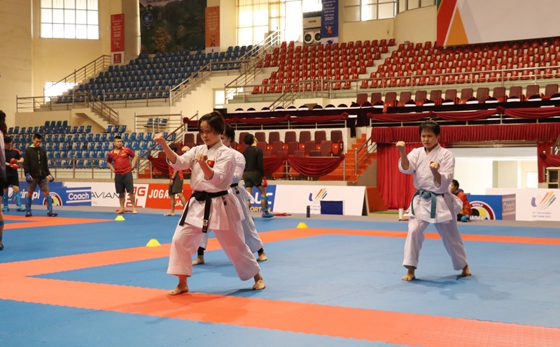 SEA Games 31: Vietnam’s karate artists resolved to win four gold medals hinh anh 1