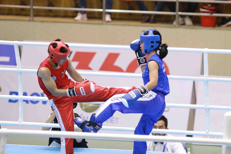 SEA Games 31: Philippines kickboxing team hopes for gold hinh anh 1