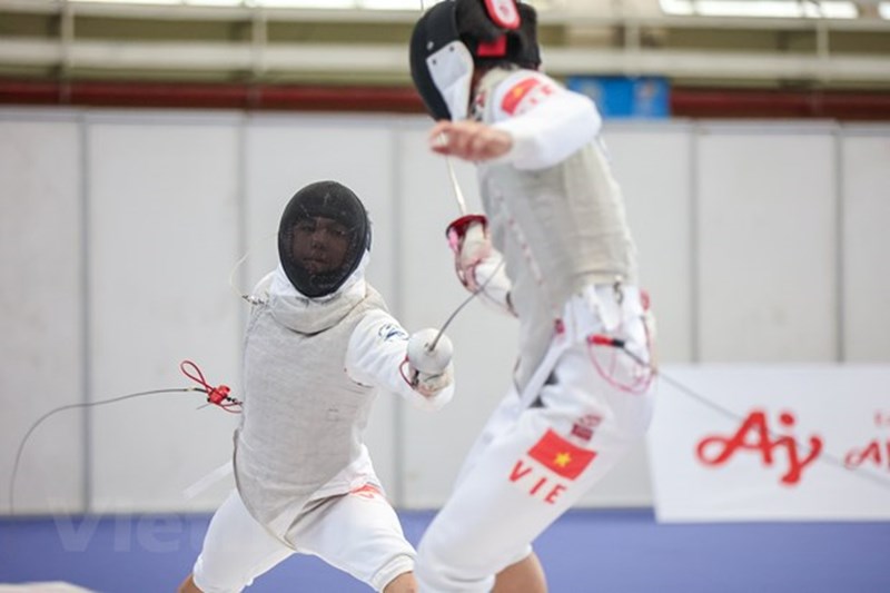 Fencers begin competitions at SEA Games 31, with eyes on medals hinh anh 1
