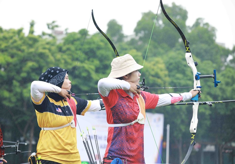 SEA Games 31: Archers begin competitions in Hanoi hinh anh 1