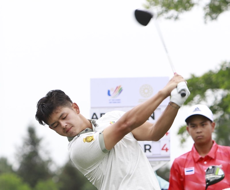 SEA Games 31: Malaysian, Thai golfers win gold in singles events hinh anh 1