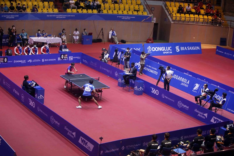 SEA Games 31: Thailand win table tennis, tennis golds hinh anh 1
